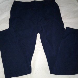 NAVY BLUE, ELASTIC WAIST, STRAIGHT LEG, LEGGINGS, LADIES SIZE XL